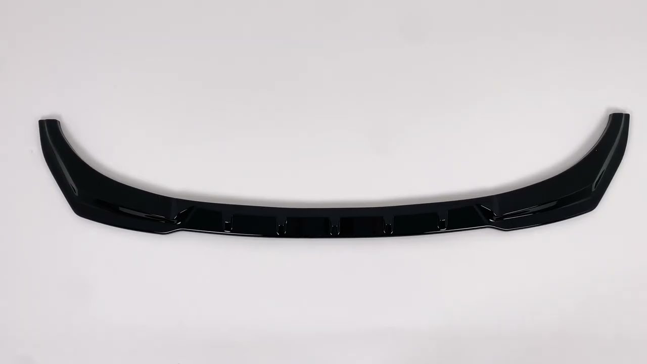 Rear Bumper Extension Splitter suitable for Audi A3 8Y S-Line (2020-2024) Sportback Black