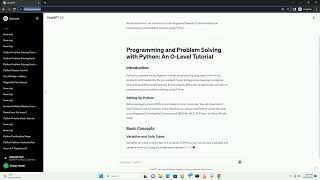 programming and problem solving through python o level