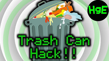 Garbage Can Hack for easy bag removal