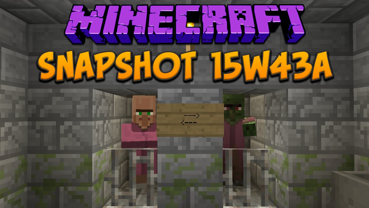 Minecraft 1 9 Snapshot 15w43a Igloo Dungeon New Loot Table System Youtube