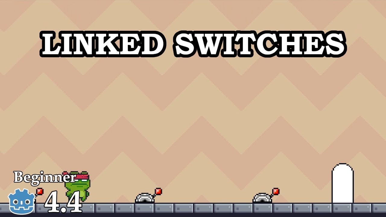 How to connect switches - Learn Godot 4 2D - no talking - YouTube