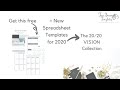 Happy new year  new spreadsheet templates to get organized