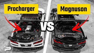 C8 Corvette Supercharger Comparison  Procharger Vs Lingenfelter Magnuson!