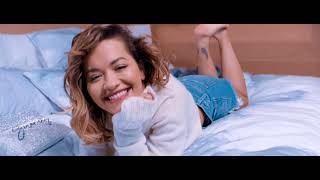 Rita Ora On A Bed For A