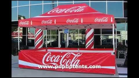 Custom Pop Up Canopies with Logos, Branded Tents 10x10, 10x15, 10x20