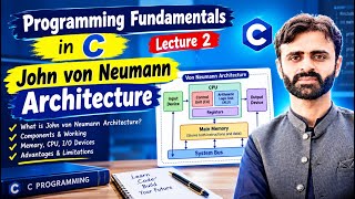 Programming Fundamentals in C | Lecture 2: John von Neumann Architecture Explained