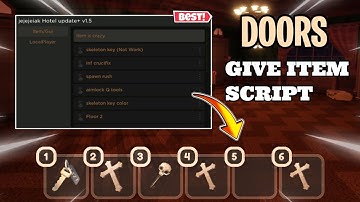 New DOORS👁️ Give/Spawn ITEMS Script | Mobile•PC | Delta Executor