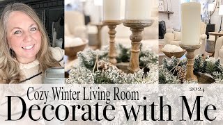 Cozy Winter Living Room Decorate with Me | Home Decor |  2024