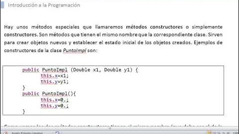 Implementación de una clase