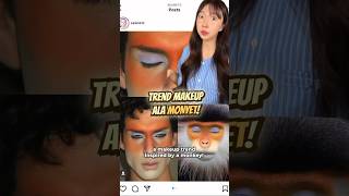 TRANSFORMASI JADI MONYET ! COBAIN TREND MAKEUP VIRAL! MAAF PENGEN NGAKAK!