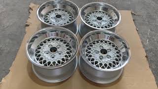 For Sell RiAL R16" WHEELS/RIMS (Used + Refurbished) FRONT: 8Jx16 H2 ET 11 - REAR: 9Jx16 H2 ET 11