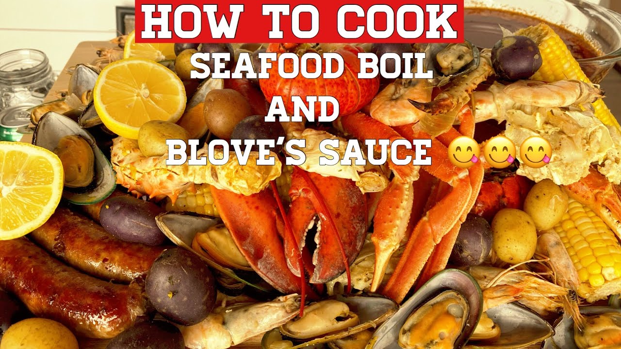 HOW TO COOK SEAFOOD BOIL AND GARLIC BUTTERED SAUCE YouTube