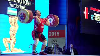 Sardorbek Dusmurotov 105 - 210Kg & 220Kg Clean And Jerks 2015 Presidents Cup