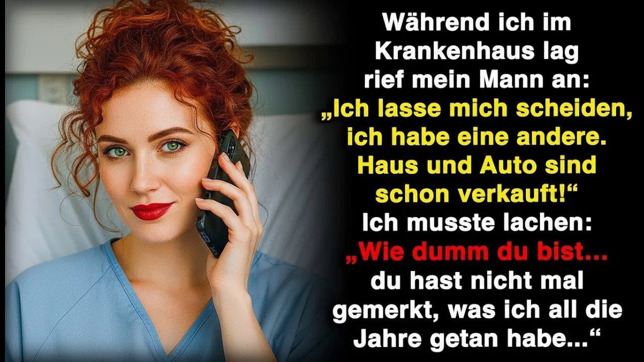 Der Anruf kam, als ich noch halb betäubt im Krankenhausbett lag. Drei Tage nach der Tumor-OP. Mein Mann Benedikt sagte eiskalt: „Ich reiche die Scheidung ein. Ich habe eine andere. Das Haus ist...