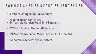 Ex-Orangeburg deputies sentenced to prison after being caught up in drug sting
