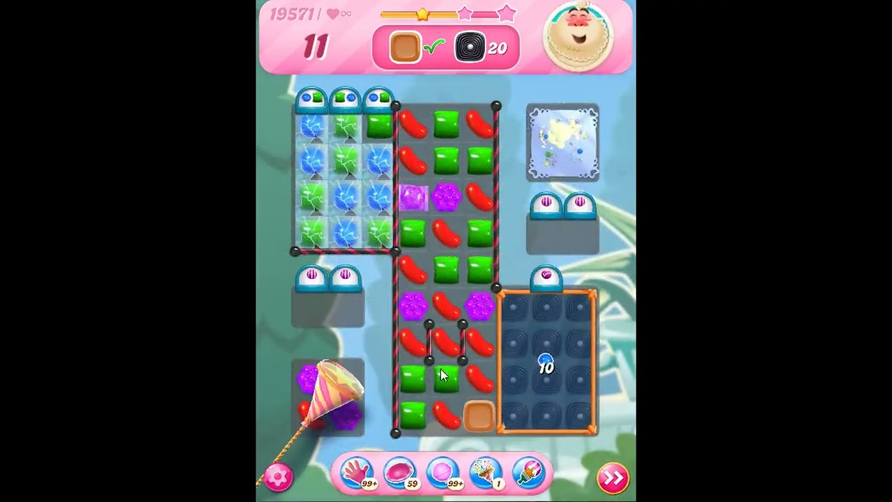 Candy Crush Saga Level 19571 - NO BOOSTERS | SKILLGAMING ✅