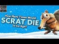 How Many Times Would Scrat DIE in Ice Age? (Scrat: Part 1) [Theory]