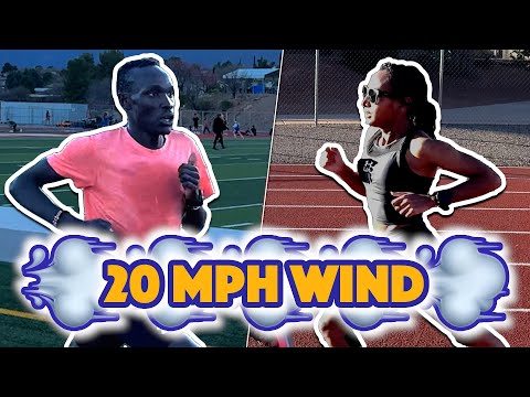 Weini Kelati & Edwin Kurgat 2K Repeats In 20 MPH WIND!