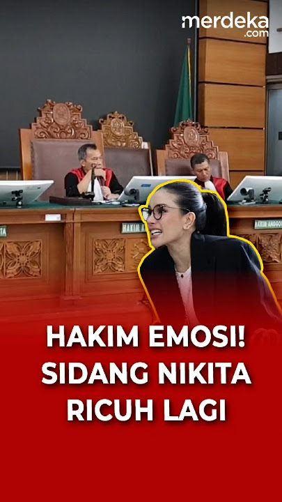 Sidang Ricuh! Hakim Bentak Nikita Mirzani: “Bisa Diam?!”