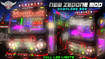 NEW ZEDONE MOD FOR BUS SIMULATOR INDONESIA || FREE MOD💥 || NEW BUS MOD FOR BUSSID || #bussidmods