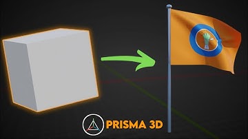 How To Create Waving flag in Prisma 3D | How To Create Flag Animation in Prisma 3D