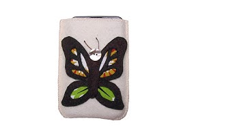 How to make a felt butterfly applique - #63