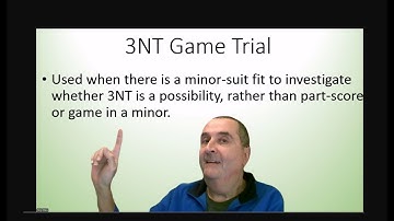 3NT Game Trial Bids