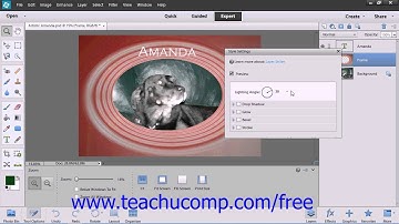 Photoshop Elements 12 Tutorial Layer Styles Adobe Training Lesson 10.9