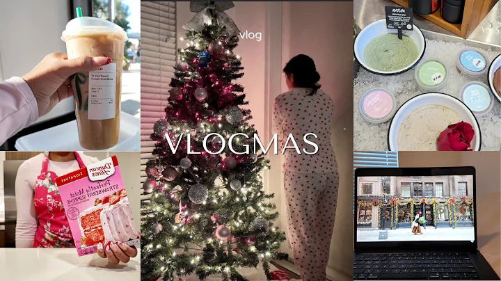 VLOGMAS DAY 5: baking, lush, and starbucks coffee...