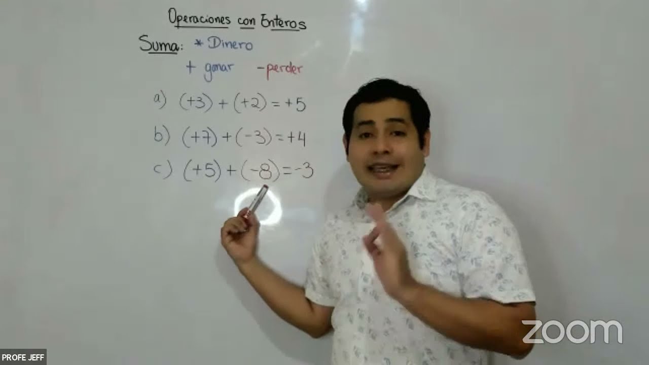 SUMA Y RESTA DE NÚMEROS ENTEROS