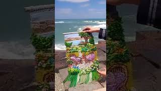 💙💙 Woven Landscape Tapestry “Relaxing Session”I available on my etsy shop Link in bio 🛒