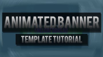 Animated Channel Banner Template! (tutorial included) (In Photoshop)