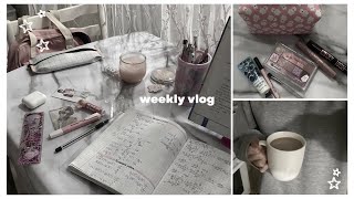 :   1 week with me!! morning routine, school days,    .  -