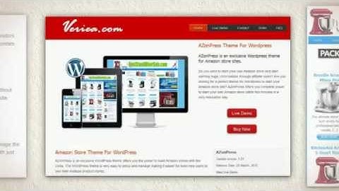 Amazon Store Theme for Wordpress Veriea