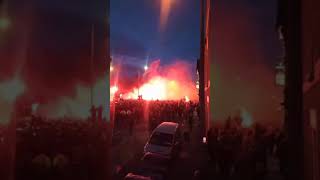 Liverpool fans Pyro show against Atletico Madrid 11/03/20 @FootballontheTerraces