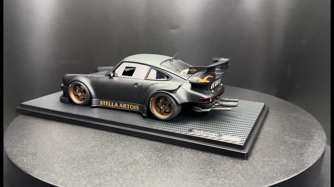 Ignition Model IG 1/18 RWB 930 Matte Black IG3695 - YouTube