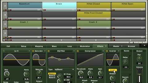 6) Native Instruments Battery 3 -  Master and Cell Effects Tutorial