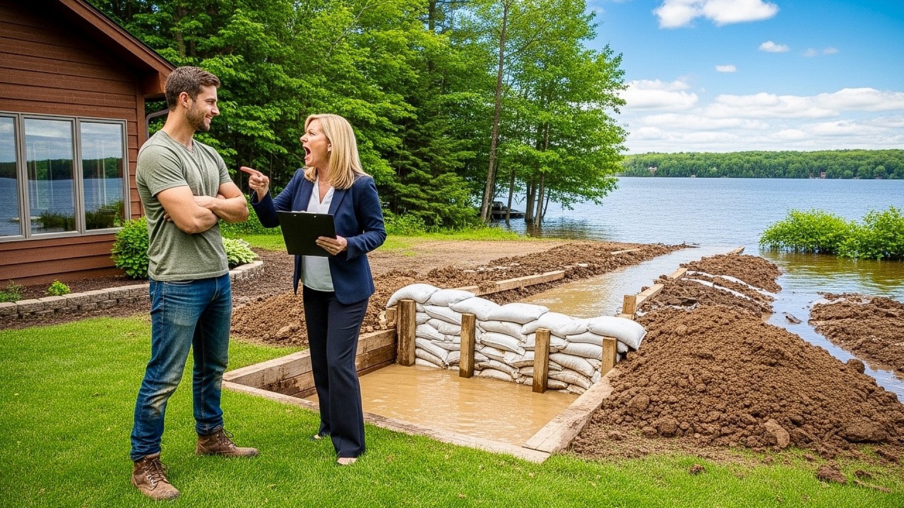 They Tried to Fine Me for Rainfall Runoff, So I Built a Dam in My Yard and Redirected the Water!