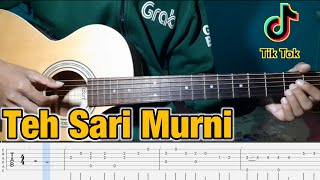 LAGU IKLAN TEH KANTONG BUNDAR SARI MURNI - Gitar Fingerstyle | Tab Tutorial