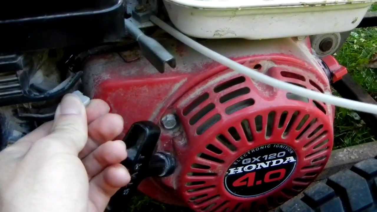 Honda gx120 4hp start YouTube