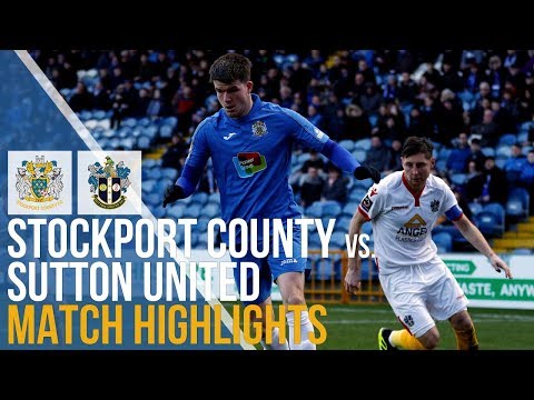 Stockport Sutton Goals And Highlights