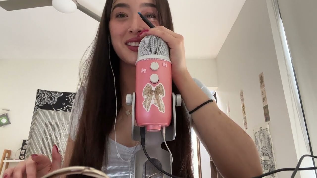 ASMR studying for my spanish exam