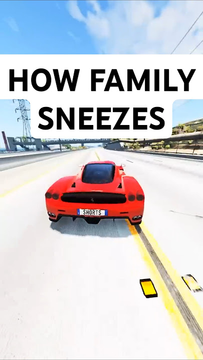 How family sneezes 😂 #shorts