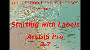 Creating Annotation FeatureClasses: Part 1 Starting with Labels