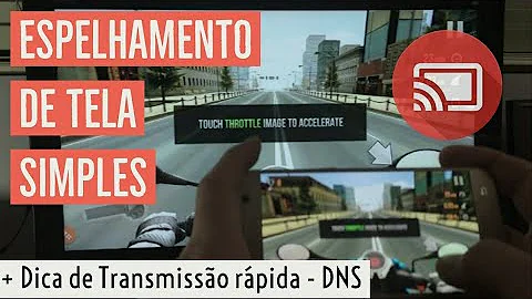 Como mexer no aplicativo Screen Mirroring?