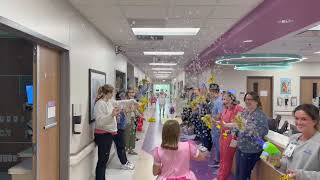 Wesley's Final Treatment Bubble Walk