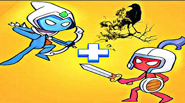 Merge Stickman - Stick War - Walkthrough Levels 1-15 - New Game - Android ios Gameplay