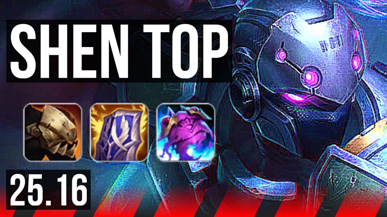 SHEN vs GNAR (TOP) | 1600+ games, 10/3/13, Dominating | KR Master | 25.16