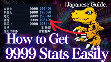 【Japanese Guide】Get Max Stats on Your Digimon Easily
