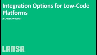 Integration Options for Low-Code Development screenshot 5
